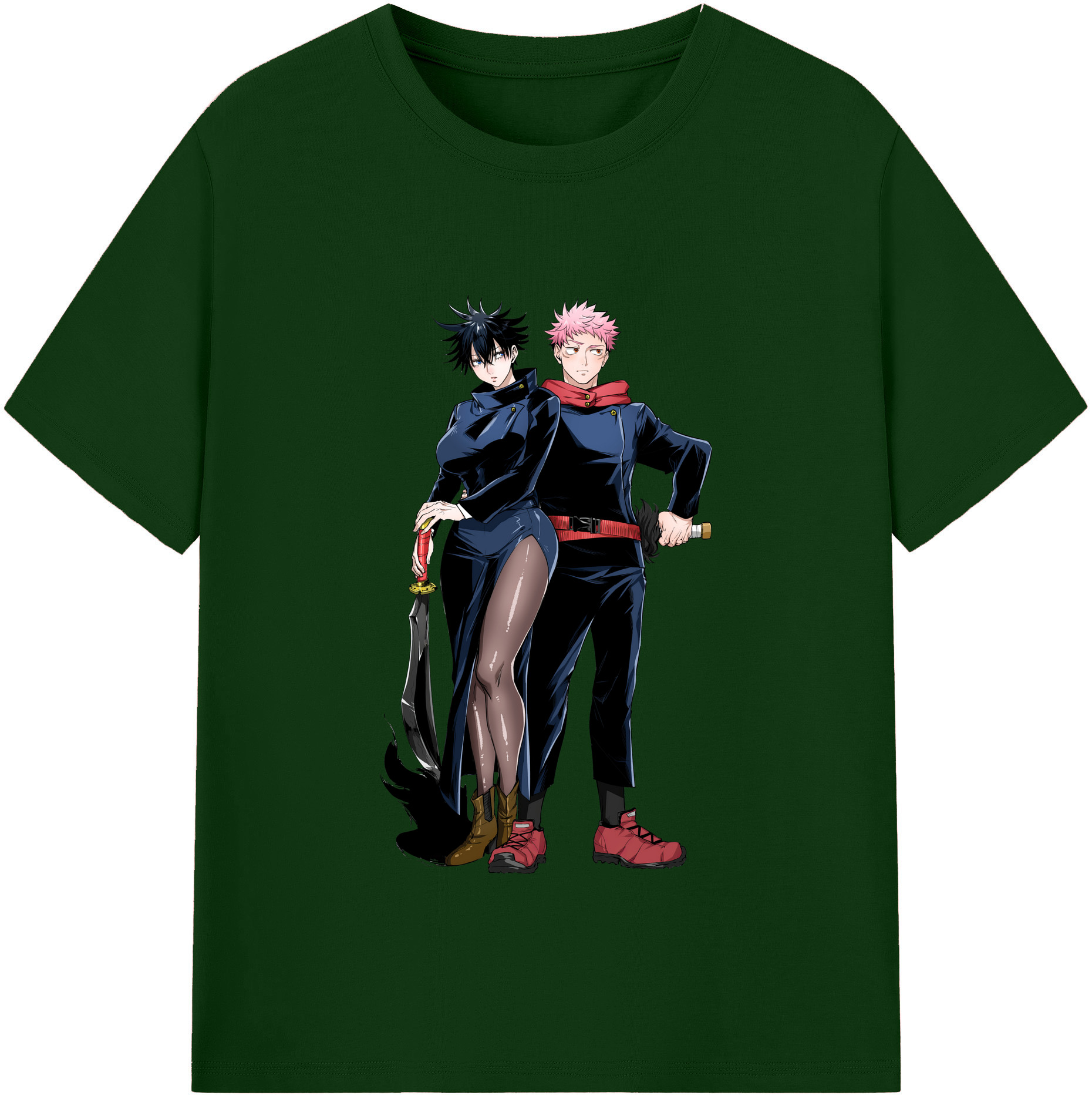 （画像用） 呪術廻戦 Jujutsu Kaisen 綿100％半袖Tシャツ（フロントプリント）